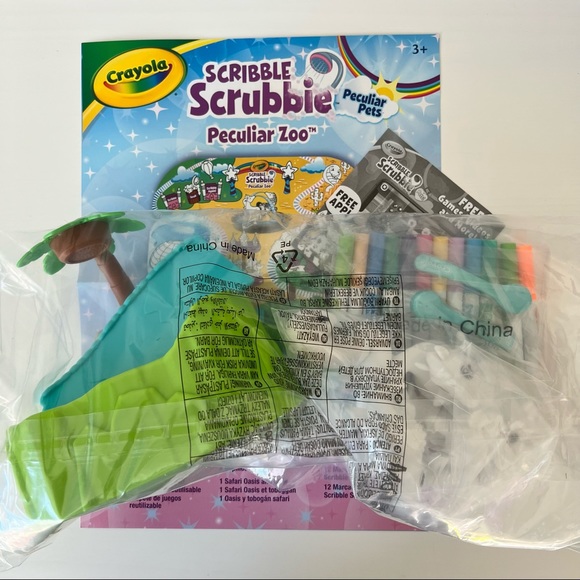 NIB Scribble Scrubbie Peculiar Zoo Play Set - Picture 12 of 12